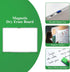 M&G White Board Dry Erase Board 28" x 20", Magnetic Whiteboard for Wall with Markers, Magnets, and Eraser