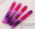 Fountain Pen Fine Nib & Glass Dip Pen Gradient Violet Celluloid, Mini Pocket Travel Writing Gift Pen for Business