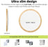 1PACK 5CCT 7Inch 15W 100W Closet hepside Flush Mount LED Ceiling Light Fixture & Equivalent Light Fixture,Small Round