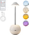 Small Touch Lamp with Remote, Tumbler Design Cordless Table Lamp, USB Rechargeable