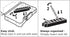 BOSCH CCSDDV08 8-Piece Assorted Set Impact Tough Black Oxide Drill Bits
