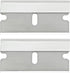 ISDVBUY 50 Pack Durable Razor Blades, Flat Scraper Blades Industrial Blade, High Carbon Steel One Edge Razor Blade