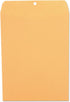 Universal UNV35264 #90 Square Flap Envelope, Gummed/Clasp, Brown Kraft, 100/Box