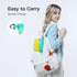 Large Yellow Water-Resistant Zipper Pouch - Ideal for Travel and Office Storage