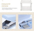 STOBOK Mini Hand Tool Box Set, Tiny Stapler, Heavy-Duty Staplers, Tape Dispenser, Hole Puncher for Student Stationery