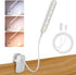 Desk Lamp, 1500mAh Dimmable Reading Lamp with Clamp and Type-C Charging Port, Adjustable Flexible Light for Home Office