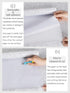 Glossy Marble Paper for Countertop, Waterproof Peel and Stick Wallpaper Granite Sticker 15.7 197 Easy to Install