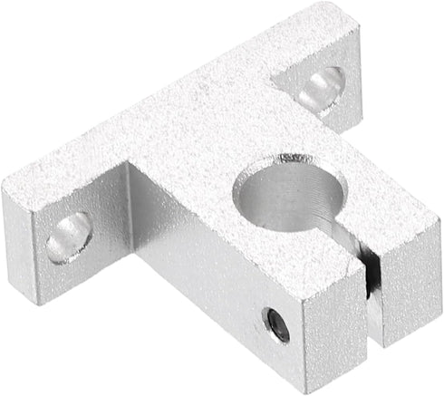 uxcell 4pcs SK10 Aluminum Linear Rod Rail Shaft Support for 10mm Diameter Shaft, Mounting Bracket for CNC
