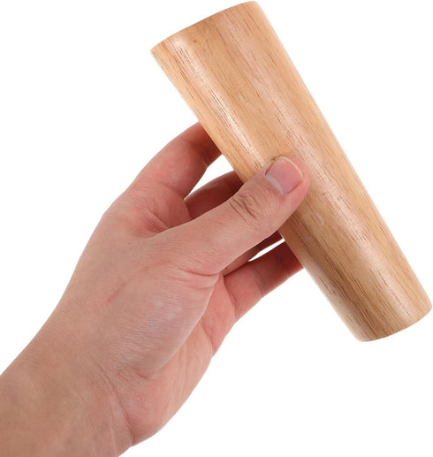 4pcs 15cm Zerodeko Solid Wood Furniture Legs for Sofa Chair Cabinet Support, Oak Color Replacement Parts for Coffee
