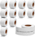 LW Label Compatible Dymo 30327 1-Up File Folder White Paper Labels 9/16" x 3-7/16", 130 Stickers per Roll, 12 Rolls