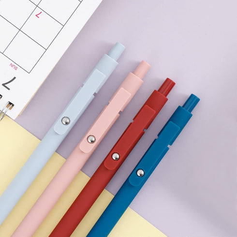 FIOVER Gel Pens, 10pcs 0.5mm Quick Dry Black Ink Pens, Fine Point Smooth Writing for School Office Home Supplies