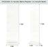 DBYANAN 2PCS Removable Monitor Memo Board Sticky Note Holder for Computer Screen Clear Message Board for Office Desk