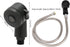 Set 120cm Salon Shampoo Bowl Sprayer with Anti-Leakage Ceramic Valve Head & Hose - Durable Electrolating Surface