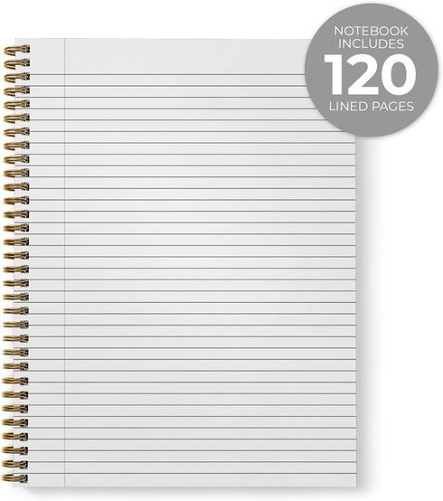Ray Of Freakin Sunshine Spiral Notebook, 8.5" x 11" Journal, 120 College Ruled Pages, Made in the USA