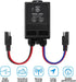 12 328ft Switch,DC12V-72V Volt Wireless Remote Control Switch with SAE Connector Plug Long Range Waterproof Wireless