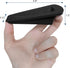 S&T INC. Heavy Duty Rubber Door Stopper - Black, 4.8 in. x 2.2 in. x 1.3 in, 4 Pack