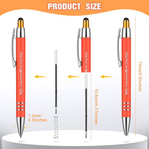 Jetec 10 Pcs Nurses Week Gifts Bulk Funny Nurse Ballpoint Pen with Stylus Tip for Nurses Appreciation Gifts Greeting Graduation Gifts Black Ink Women Men Medical Assistants Nursing Workers Office by Jetec