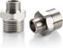 1/2 to 3/8 Reducer Faucet Adapter - Compression Brass Pipe Fitting for RV Kitchen Plumbing, 2 Pack