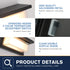 FUPE 24W 3-Color 2200LM IP65 Dimmers 1 Pack Outdoor Lights for House Exterior Lighting Fixtures Adjustable Waterproof