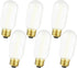 Leools E26 LED Bulb, 6W Equivalent 60 Watt Dimmable Daylight 4000K, Frosted Glass, Pack of 6