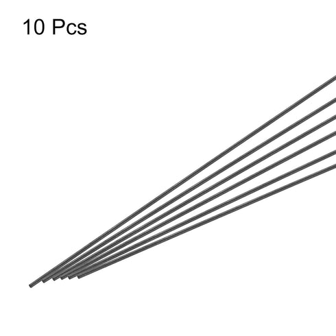 MECCANIXITY 10 Pack Carbon Fiber Rod, 1mm x 150mm for DIY Tool, Quadcopter Arm, RC Plane Wing Tube