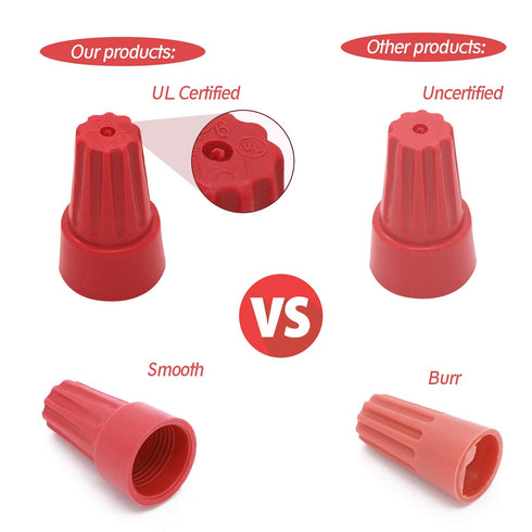 180 PCS Wire Connectors, Insulating Insert Twist Electrical Wire Caps for Quick Connection, Colorful Wire Caps