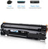 LxTek Compatible Toner Cartridge Replacement for Canon 128 CRG128, 2 Black for ImageCLASS D530 D550 Series