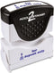 Cosco ACCU-STAMP2 Message Stamp with Shutter, 1-Color, FOR DEPOSIT ONLY, 1-5/8" x 1/2"