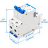 Baomain Low-Voltage Mini Circuit Breaker NXB-63(DZ47-63) C16 16A 2 Pole 400V DIN Rail Mount White