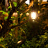 9.8FT Bulb 3000K Solar Lights Outdoor Dusk to Dawn Shed Light Extension Cable Solar Powered Pendant Waterproof