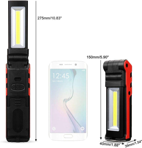 2 270 WINDFIRE Rechargeable Work Light Grill Light, Magnetic Flashlight, Gadgets for Men, Modes, Degree Roration