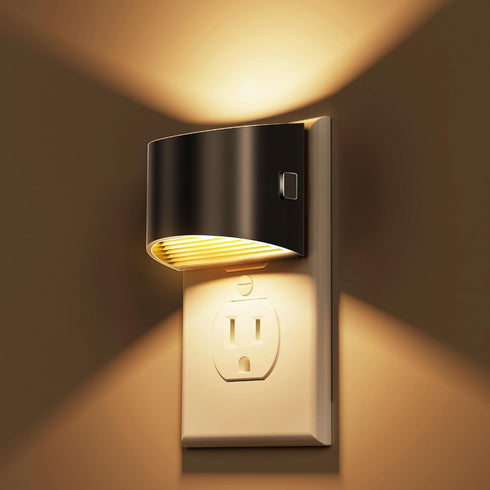 L LOHAS LED Night Lights Plug into Wall 2 Pack, Dusk to