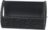 Bling Aluminum Business Card Holder, Black Rhinestone Desktop Display Stand for Business Cards