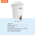 5 VEVOR Beverage Dispenser, Gallon Drink Dispensers for Parties, Plastic Juice Dispenser with Spigot and Lid, Iced Tea
