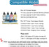 Toner Refill Kit for HP 202a CF500A, CF501A, CF502A, CF503A, 202X Cartridges with Tools (4-Pack)