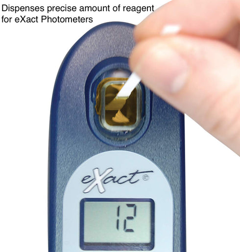 Industrial Test Systems eXact 486672 High Range Free Chlorine Strips, 0-300 ppm Detection Range (Bottle of 50)