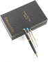 Stunning Ballpoint Pen with 24K Gold Trim, Luxury Gift Set for Men Women, Nice Writing Pens for Christmas