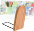 Retractable Bamboo Bookends - Elegant Desk Organizer for Home and Office