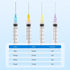 JMU 100pcs Dental Irrigation Syringes 3cc with 23G Blunt Dispensing Needles, Luer Lock Design