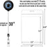 MNGARISTA Retractable Cruise Lanyard for Ship Cards, Waterproof ID Holder, 2 Pack, Anchor