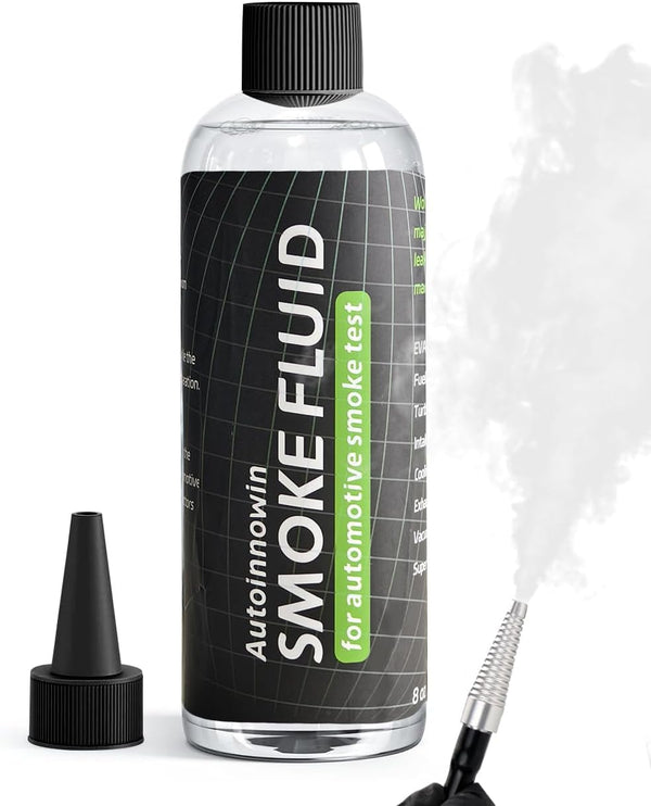 Autoinnowin Smoke Fluid Solution - 8oz Automotive Smoke Machine Liquid for Evap Vacuum