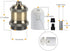 GABORI E26 8-Pack Vintage Lamp Socket, Edison Pendant Light Socket Replacement, Antique Retro Hanging Lamp Holder