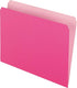 Pendaflex 152PIN Colored File Folders, Straight Cut, Top Tab, Letter, Pink/Light Pink, Box of 100 by Pendaflex