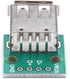 Oumefar 10Pcs USB Breakout Board, USB Type A Female Breakout Board with 2.54mm Pitch Connector DIP Socket