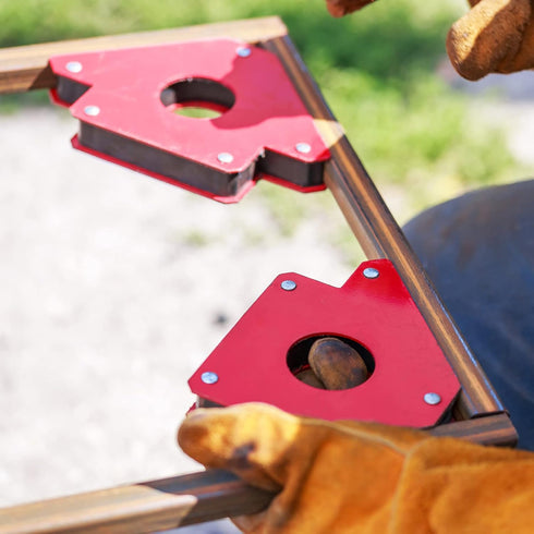 Mini Arrow Welding Magnet Holder, 10LBS, 45, 90, 135 Degree Angle, Magnetic Metal Clamps for Welding