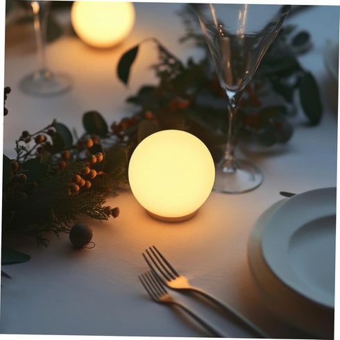 80mm MAGICLULU White Frosted Glass Globe Lamp Shade, Diameter round Ball Lampshade Replacement for Pendant and Wall
