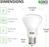 Sunco Lighting - 4 Pack BR20 LED Bulbs Indoor Flood Light R20 Dimmable CRI93 2700K Soft White 50W Equivalent to 7W, E26 Medium Base, Recessed Can Lights for Home Living Area Ceiling Lights - UL by Sunco Lighting