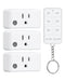 Remote Control Outlet with All On/Off Switch, 200FT Long Range Wireless Light