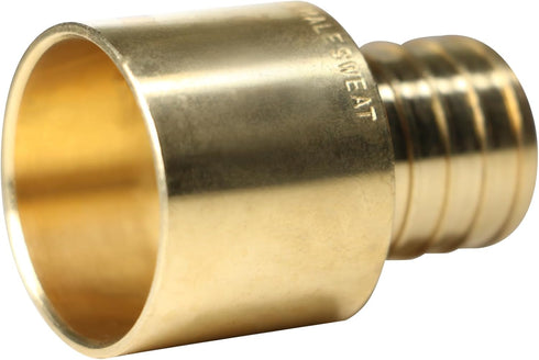 5 Pcs XFITTING 1 Inch Pex x 1 Inch Female Sweat Adapter, 23-1-6=5X