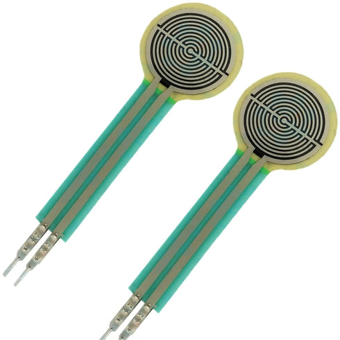 Force Sensing Resistor, Pressure Sensor, 20G-6KG High Precise Flexible Force Gauge for Home Industry, 2 Pack